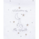 Set Babero y Paño Blanco Unisex